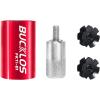 image:imageBUCKLOS Bike Fork Star Nut Setting Install Tool with Free Star Nuts and Spare Special Screws for 1 118 Threadless Fork Tubes and Headset System Stainless Steel Bicycle Star Nut Installation ToolIntroductory Version