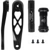 image:imageBUCKLOS MTB Bicycle Crank Arm Mountain Bike Crank Arm with Bottom Bracket  Direct Mount Single Speed 170MM Hollowtech Aluminum Alloy Cranksets for BMX DH AM XC BlackTitaniumSilverBlack