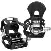 image:imageBucklos Bike Pedals with Toe Cages and Straps  Bicycle Toe Clips Cage Compatible with Road BikePelotonMountian BikesMTB  Toe Clip Pedal for Wide Shoes Indoor Outdoor CyclingSPD Pedals with Toe Cage
