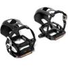 image:imageBucklos Bike Pedals with Toe Cages and Straps  Bicycle Toe Clips Cage Compatible with Road BikePelotonMountian BikesMTB  Toe Clip Pedal for Wide Shoes Indoor Outdoor CyclingBlack2