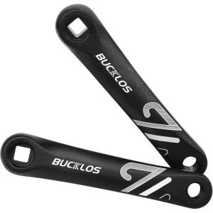 image:imageBUCKLOS Ebike Mountain Bike SquareDiamondHollow Crank Arm 152MM170MM175MM MTB Aluminum Bicycle CrankSet for Electric BikeRoad BikeCommuter BikeExercise BikeFat BikeLeftRight 152mm Square Crank