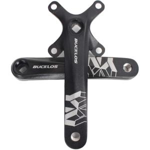 image:imageBUCKLOS MTB Mountain Bike Single Speed Square Taper Crankset 170mm Cranksets Bicycle Crank Set with 104BCD 323436384042T RoundOval Chainring Fit for EbikeCommuter BikeOnly Crank