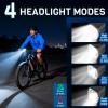 image:imageBUCKLOS 100015002000 Lumens Ultra Bright Bike Lights for Night Riding Bicycle Headlight with AutoDimming LED USB Rechargeable 75 Modes IPX5 Waterproof Front Light Long Battery Powered1500LM4500mAh