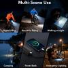 image:imageBUCKLOS 100015002000 Lumens Ultra Bright Bike Lights for Night Riding Bicycle Headlight with AutoDimming LED USB Rechargeable 75 Modes IPX5 Waterproof Front Light Long Battery Powered1000LM2600mAh