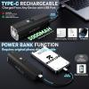 image:imageBUCKLOS 100015002000 Lumens Ultra Bright Bike Lights for Night Riding Bicycle Headlight with AutoDimming LED USB Rechargeable 75 Modes IPX5 Waterproof Front Light Long Battery Powered2000LM5000mAh