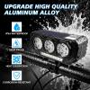 image:imageBUCKLOS 21 LED Super Bright Bike Lights for Night Riding USB Rechargeable BasicSolar Bike Headlight with Battery Display amp Remote Horn IPX6 Waterproof 5 Modes MTB Road Commuting for AdultSolar