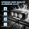 image:imageBUCKLOS 21 LED Super Bright Bike Lights for Night Riding USB Rechargeable BasicSolar Bike Headlight with Battery Display amp Remote Horn IPX6 Waterproof 5 Modes MTB Road Commuting for AdultBasic