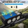 image:imageBUCKLOS 21 LED Super Bright Bike Lights for Night Riding USB Rechargeable BasicSolar Bike Headlight with Battery Display amp Remote Horn IPX6 Waterproof 5 Modes MTB Road Commuting for AdultSolar