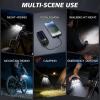 image:imageBUCKLOS 21 LED Super Bright Bike Lights for Night Riding USB Rechargeable BasicSolar Bike Headlight with Battery Display amp Remote Horn IPX6 Waterproof 5 Modes MTB Road Commuting for AdultSolar