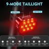 image:imageBUCKLOS Bike Lights Front and Back for Night Riding 10 LED Ultra Bright 89 Modes USB Rechargeable Bicycle Headlight and Tail IPX6 Waterproof 1100mAh Bikes Light Set 35 Hrs Long Battery Powered2 Set