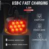 image:imageBUCKLOS Bike Lights Front and Back for Night Riding 10 LED Ultra Bright 89 Modes USB Rechargeable Bicycle Headlight and Tail IPX6 Waterproof 1100mAh Bikes Light Set 35 Hrs Long Battery PoweredRear only
