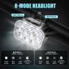 image:imageBUCKLOS Bike Lights Front and Back for Night Riding 10 LED Ultra Bright 89 Modes USB Rechargeable Bicycle Headlight and Tail IPX6 Waterproof 1100mAh Bikes Light Set 35 Hrs Long Battery Powered2 Set