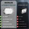 image:imageBUCKLOS Bike Lights Front and Back for Night Riding 10 LED Ultra Bright 89 Modes USB Rechargeable Bicycle Headlight and Tail IPX6 Waterproof 1100mAh Bikes Light Set 35 Hrs Long Battery PoweredFront only