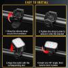 image:imageBUCKLOS Bike Lights Front and Back for Night Riding 10 LED Ultra Bright 89 Modes USB Rechargeable Bicycle Headlight and Tail IPX6 Waterproof 1100mAh Bikes Light Set 35 Hrs Long Battery PoweredFront only