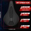 image:imageBUCKLOS Bike Saddle 3D Printing Bike Seat Mountain Road Comfortable Bicycle CushionFit for MTB BMX XC Gravel Bikes Road Bikes3D1143mmCarbonGloss Bottom