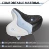image:imageBUCKLOS Bike Seat for Comfort Men Women Wide Bicycle Seats Large Bike Saddle for Ebike Beach Cruiser Peloton Stationary Bikeblack