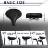 image:imageBUCKLOS Bike Seat for Comfort Men Women Wide Bicycle Seats Large Bike Saddle for Ebike Beach Cruiser Peloton Stationary Bikeblack