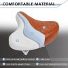 image:imageBUCKLOS Bike Seat for Comfort Men Women Wide Bicycle Seats Large Bike Saddle for Ebike Beach Cruiser Peloton Stationary Bikebrown