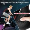 image:imageBUCKLOS Comfortable Bike Seat Cushion for Men Women Wide Bicycle Saddle Soft Memory Foam Padded Replacement Seats Fit for Peloton Exercise Bikes EbikeCruiserRED