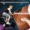 image:imageBUCKLOS Comfortable Bike Seat Cushion for Men Women Wide Bicycle Saddle Soft Memory Foam Padded Replacement Seats Fit for Peloton Exercise Bikes EbikeCruiserBROWN