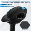 image:imageBUCKLOS Gel Bike Seat Cover Bicycle Seat Cushion Comfort for Men Women Waterproof Extra Soft Bicycle Saddle Cover Fit for Stationary Mountain amp Road BikesLycra GelBLUE