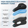 image:imageBUCKLOS Gel Bike Seat Cover Bicycle Seat Cushion Comfort for Men Women Waterproof Extra Soft Bicycle Saddle Cover Fit for Stationary Mountain amp Road BikesLycra GelBLACK