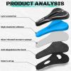image:imageBUCKLOS Gel Bike Seat Cover Bicycle Seat Cushion Comfort for Men Women Waterproof Extra Soft Bicycle Saddle Cover Fit for Stationary Mountain amp Road BikesLycra Gel 2SILVER