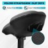 image:imageBUCKLOS Gel Bike Seat Cover Bicycle Seat Cushion Comfort for Men Women Waterproof Extra Soft Bicycle Saddle Cover Fit for Stationary Mountain amp Road BikesPUGelSILVER