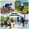 image:imageBUCKLOS Gel Bike Seat Cover Bicycle Seat Cushion Comfort for Men Women Waterproof Extra Soft Bicycle Saddle Cover Fit for Stationary Mountain amp Road BikesLycra Gel 2SILVER