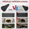 image:imageBUCKLOS Gel Bike Seat Cover Bicycle Seat Cushion Comfort for Men Women Waterproof Extra Soft Bicycle Saddle Cover Fit for Stationary Mountain amp Road BikesPUGel 2SILVER