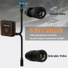 image:imageBUCKLOS Mini Bike Pump Electric Portable Max 150PSI with Digital Pressure Gauge Tiny Bicycle Tire Pump Auto Stop Rechargeable Air Pumps Presta and Schrader Valve for Road Mountain Bike EBikeblackorange