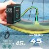image:imageBUCKLOS Mini Bike Pump Electric Portable Max 150PSI with Digital Pressure Gauge Tiny Bicycle Tire Pump Auto Stop Rechargeable Air Pumps Presta and Schrader Valve for Road Mountain Bike EBikeblackgreen