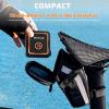 image:imageBUCKLOS Mini Bike Pump Electric Portable Max 150PSI with Digital Pressure Gauge Tiny Bicycle Tire Pump Auto Stop Rechargeable Air Pumps Presta and Schrader Valve for Road Mountain Bike EBikeblackorange