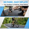 image:imageBUCKLOS Mini Bike Tire Pump with Gauge Portable Bicycle Hand Air Pump 160Psi Presta Schrader Valve Air Pressure Gauge for Mountain Bike Road Bikes Balls Handheld Accessories Tool