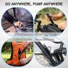 image:imageBUCKLOS Mini Bike Tire Pump with Gauge Portable Bicycle Hand Air Pump 160Psi Presta Schrader Valve Air Pressure Gauge for Mountain Bike Road Bikes Balls Handheld Accessories Tool
