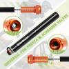 image:imageBUCKLOS Mini Bike Tire Pump with Gauge Portable Bicycle Hand Air Pump 160Psi Presta Schrader Valve Spring Air Pressure Gauge for Mountain Bike Road Bikes Balls Handheld Accessories ToolWith Spring Pressure Gauge