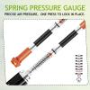 image:imageBUCKLOS Mini Bike Tire Pump with Gauge Portable Bicycle Hand Air Pump 160Psi Presta Schrader Valve Spring Air Pressure Gauge for Mountain Bike Road Bikes Balls Handheld Accessories ToolWith Spring Pressure Gauge