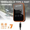image:imageBUCKLOS Mini Electric Bike Pump Portable with Pressure Gauge Max 150PSI Bicycle Air Tire Ebike Pump Auto Stop TypeC Rechargeable with Presta and Schrader Valve for Road Bicycle Mountain Bike