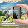 image:imageBUCKLOS Mini Electric Bike Pump Portable with Pressure Gauge Max 150PSI Bicycle Air Tire Ebike Pump Auto Stop TypeC Rechargeable with Presta and Schrader Valve for Road Bicycle Mountain Bike