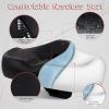 image:imageBUCKLOS New Noseless Bike Seat for Comfort MenampWomen Extra Wide Bicycle Seat Cushion Oversized Comfortabele Foam Padded Bike Saddle for Peloton Exercise Bike Ebike Cruiser Bikes114L94WBlack