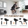 image:imageBUCKLOS New Noseless Bike Seat for Comfort MenampWomen Extra Wide Bicycle Seat Cushion Oversized Comfortabele Foam Padded Bike Saddle for Peloton Exercise Bike Ebike Cruiser Bikes13L94WBlack