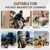 image:imageBUCKLOS New Noseless Bike Seat for Comfort MenampWomen Extra Wide Bicycle Seat Cushion Oversized Comfortabele Foam Padded Bike Saddle for Peloton Exercise Bike Ebike Cruiser Bikes13L94WBrown