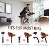 image:imageBUCKLOS New Noseless Bike Seat for Comfort MenampWomen Extra Wide Bicycle Seat Cushion Oversized Comfortabele Foam Padded Bike Saddle for Peloton Exercise Bike Ebike Cruiser Bikes13L94WBrown