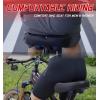 image:imageBUCKLOS Wide Bike Seat for Men Women Ebike Seats Comfort Extra Large Comfortable Bicycle Seats Saddle for EbikeCrusierExercisePeloton BikeW127Oversized comfy ridesRed