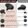 image:imageBUCKLOS Wide Bike Seat for Men Women Ebike Seats Comfort Extra Large Comfortable Bicycle Seats Saddle for EbikeCrusierExercisePeloton BikeW14Oversized comfy ridesBlack