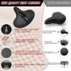 image:imageBUCKLOS Wide Bike Seat for Men Women Ebike Seats Comfort Extra Large Comfortable Bicycle Seats Saddle for EbikeCrusierExercisePeloton BikeW98relaxed comfy ridesBlack