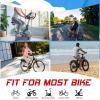 image:imageBUCKLOS Wide Bike Seat for Men Women Ebike Seats Comfort Extra Large Comfortable Bicycle Seats Saddle for EbikeCrusierExercisePeloton BikeW98relaxed comfy ridesBule