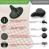 image:imageBUCKLOS Wide Bike Seat for Men Women Ebike Seats Comfort Extra Large Comfortable Bicycle Seats Saddle for EbikeCrusierExercisePeloton BikeW98relaxed comfy ridesGreen