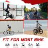 image:imageBUCKLOS Wide Bike Seat for Men Women Ebike Seats Comfort Extra Large Comfortable Bicycle Seats Saddle for EbikeCrusierExercisePeloton BikeW98relaxed comfy ridesRed