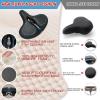 image:imageBUCKLOS Wide Bike Seat for Men Women Ebike Seats Comfort Extra Large Comfortable Bicycle Seats Saddle for EbikeCrusierExercisePeloton BikeW98relaxed comfy ridesBule